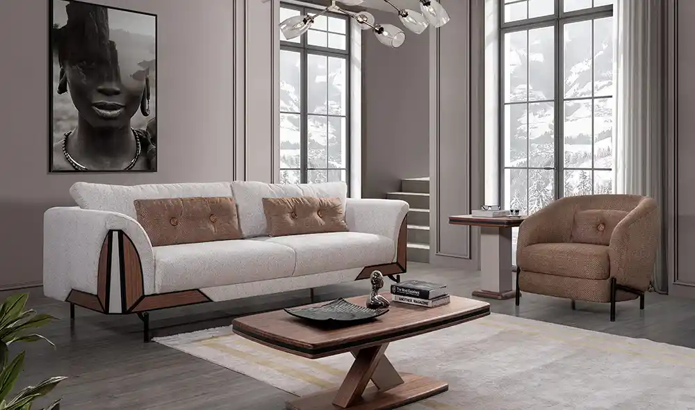 Norel Koltuk Takımıyla Modern ve Doğal Dekorasyon Yöntemleri