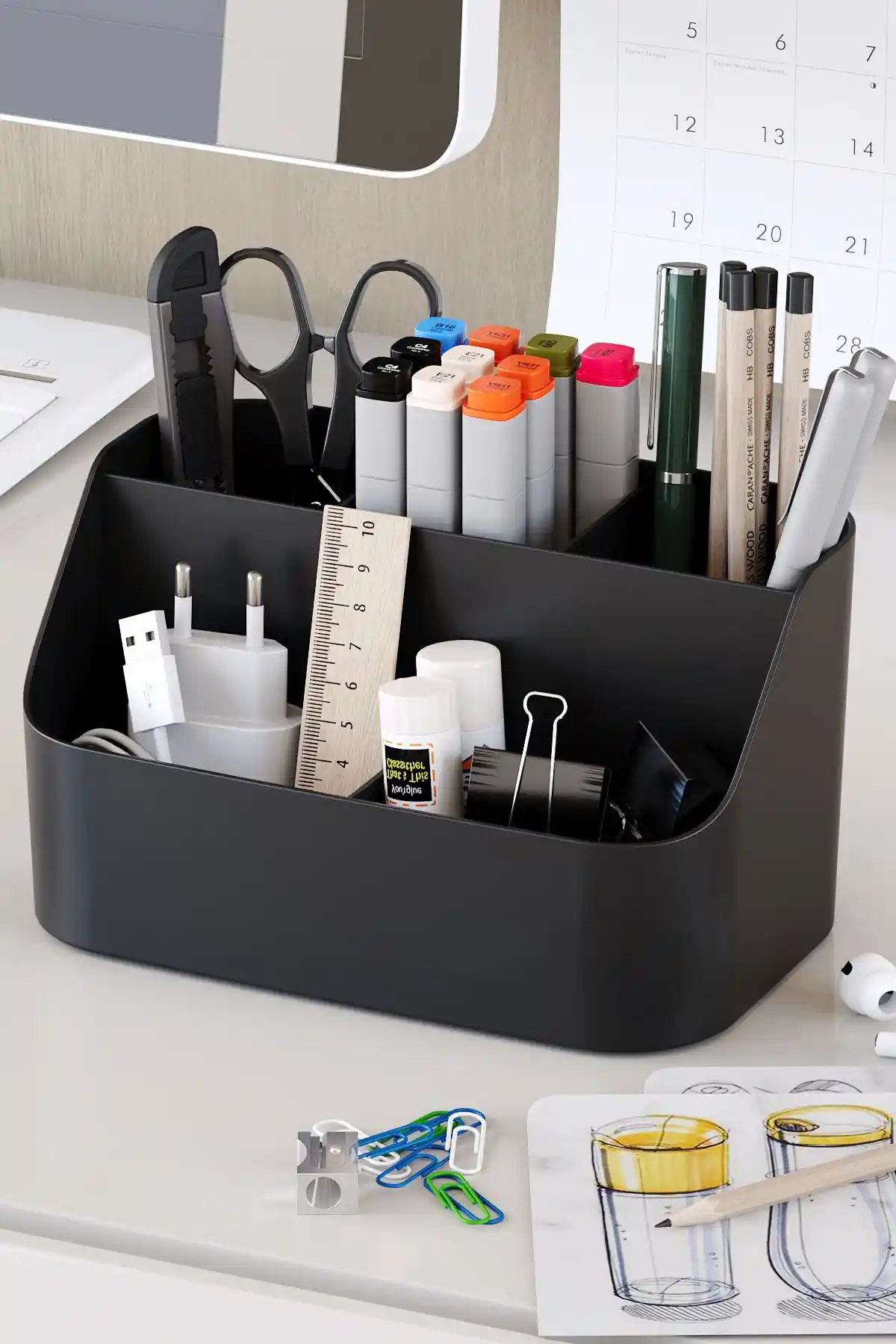 Ofis Masa Düzenleyicileri ile Çalışma Alanlarınızı Optimize Edin ve Verimliliği Artırın