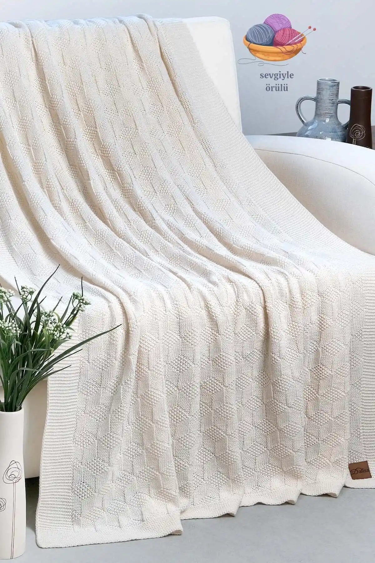 Örme koltuk şalı ile evinizi sıcak ve şık hale getirme rehberi