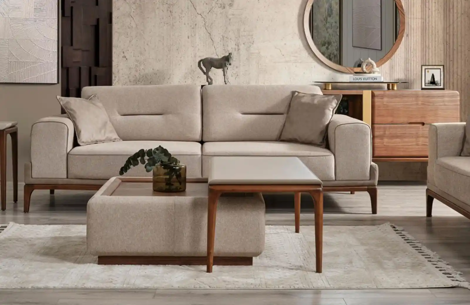 Orta Puf Sehpa ile Dekorasyonda Şıklık ve İşlevselliğin Uyumunu Yakalayın