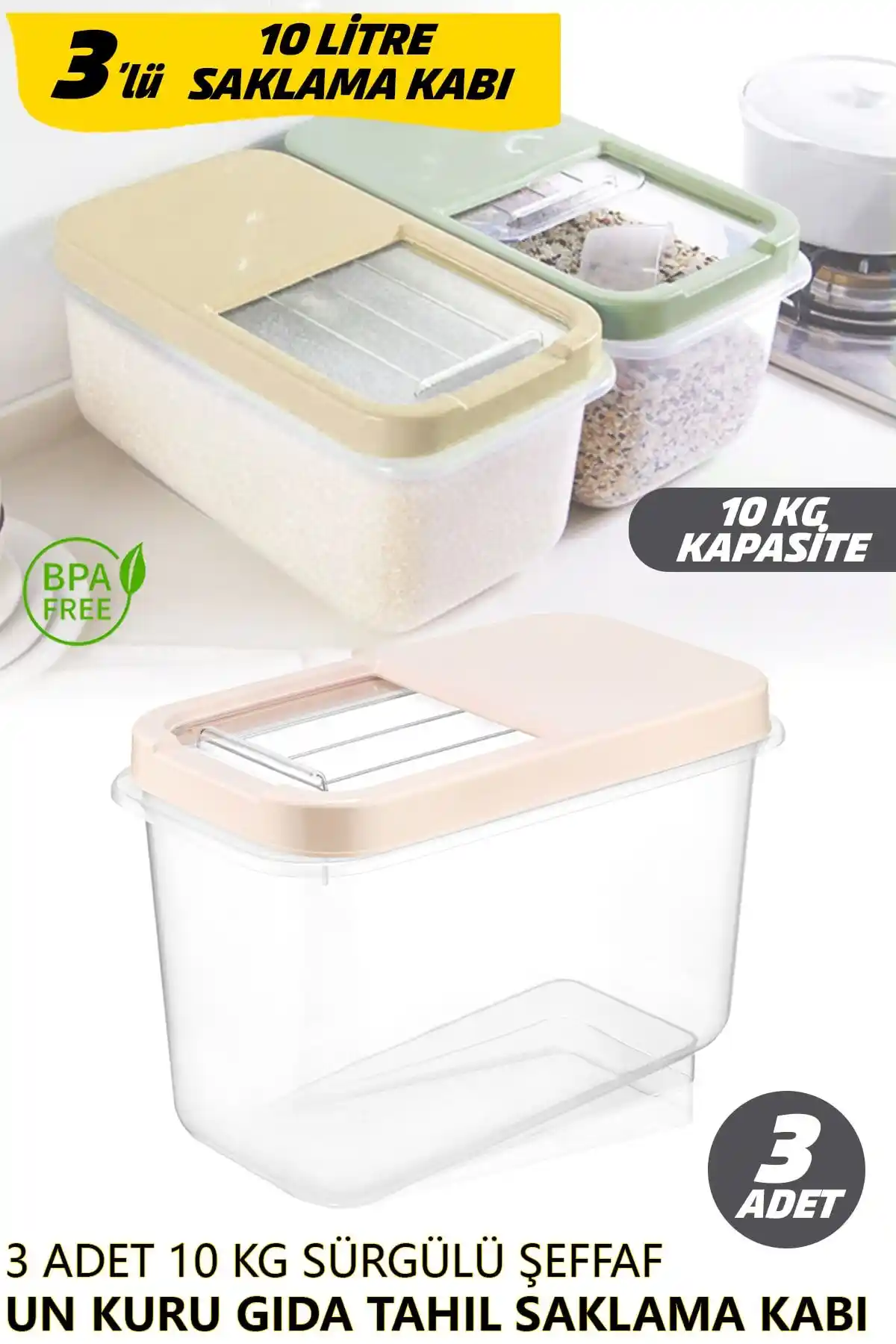 Otomatik Erzak Kabı Dekorasyonuyla Modern ve Şık Mutfak Tasarımları