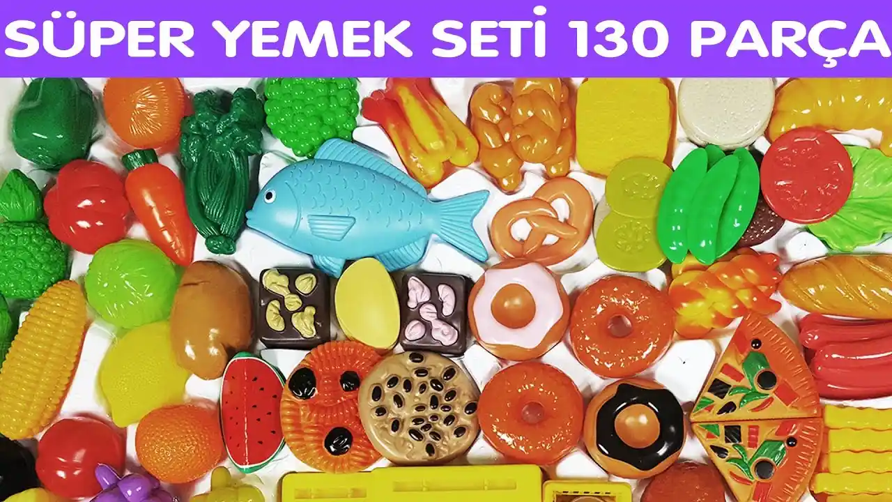 Oyuncak Yemek Setleri ile Yaratıcı ve Renkli Ev Dekorasyonu Fikirleri