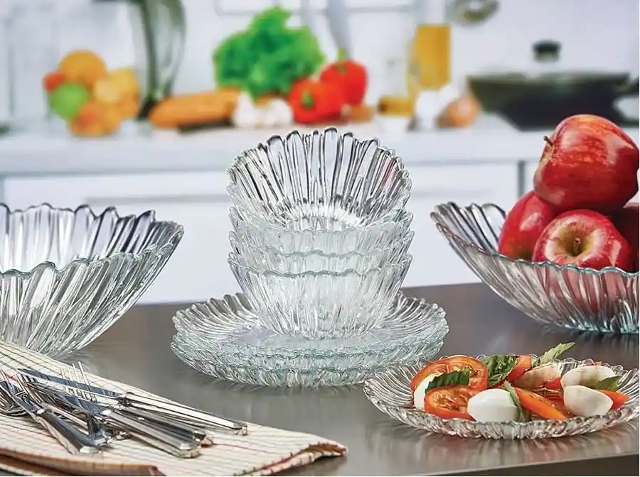 Paşabahçe Cam Yemek Takımı ile Sofralarınıza Zarafet Katın ve Dekorasyonunuzu Tamamlayın