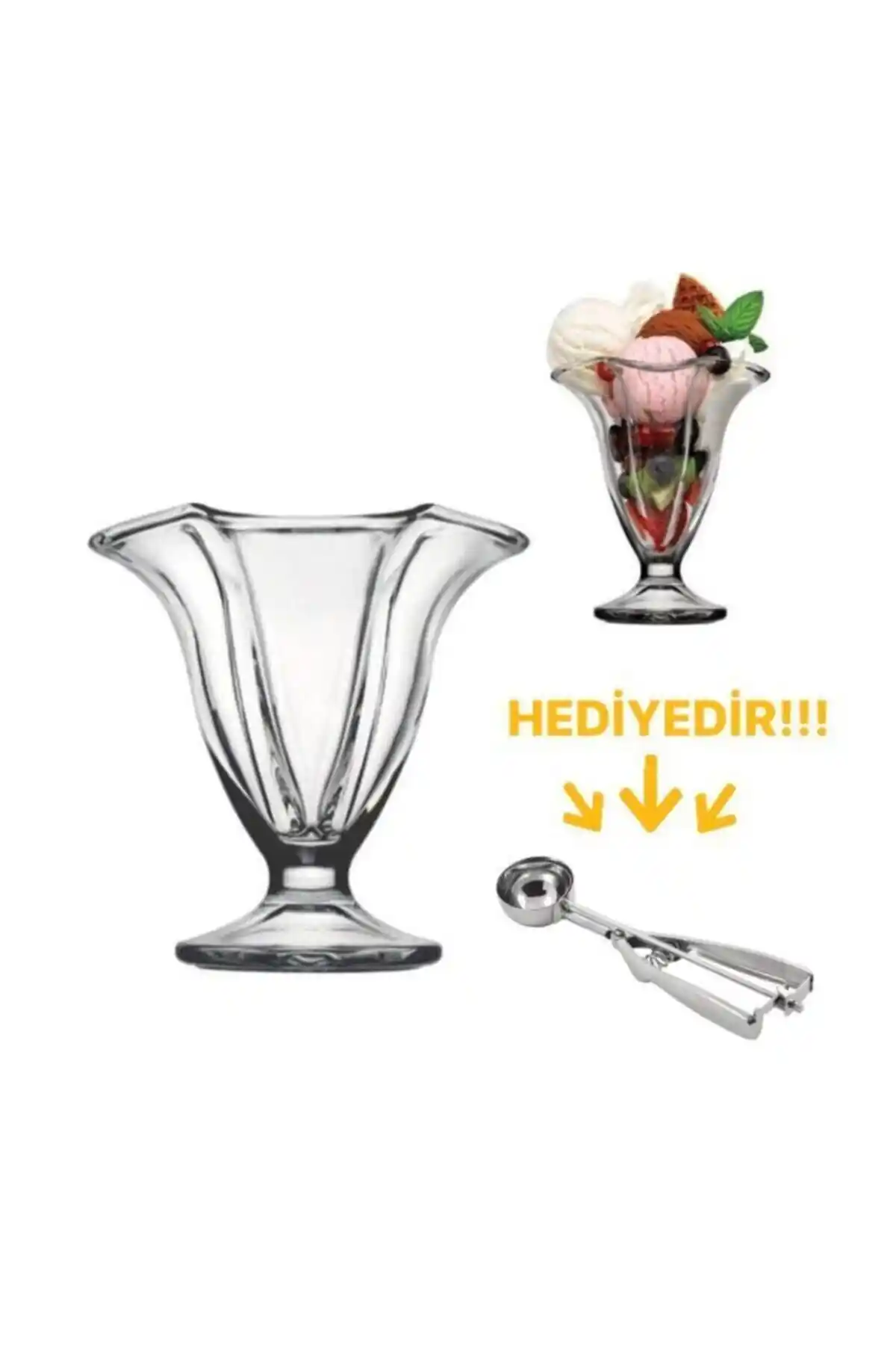 Paşabahçe Dondurma Kaseleri ile Dekorasyonunuza Şıklık ve İşlevsellik Katın