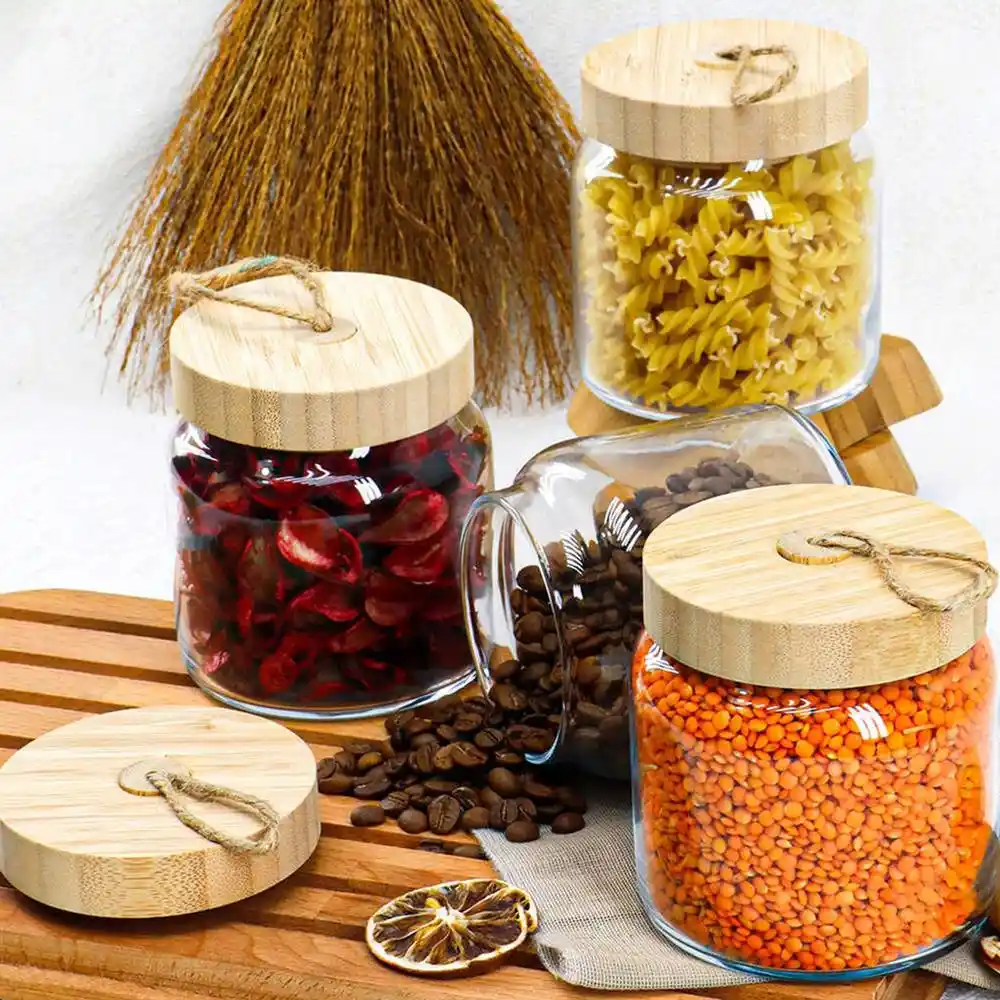 Paşabahçe Woody Bambu Kapaklı Kavanoz ile Dekorasyonda Sürdürülebilir ve Şık Dokunuşlar