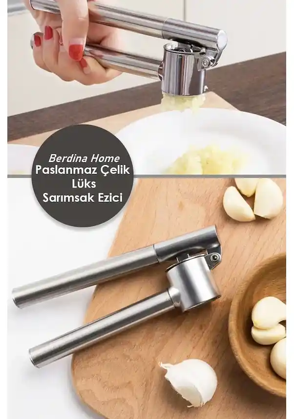 Paslanmaz Çelik Sarımsak Ezici ile Modern ve İşlevsel Mutfak Dekorasyonu