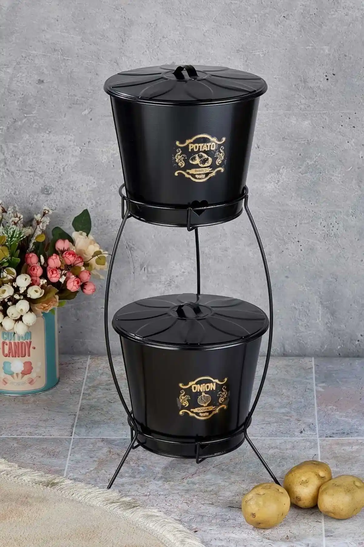 Patateslik ve Soğanlık Kullanımıyla Doğal ve Pratik Dekorasyon Çözümleri