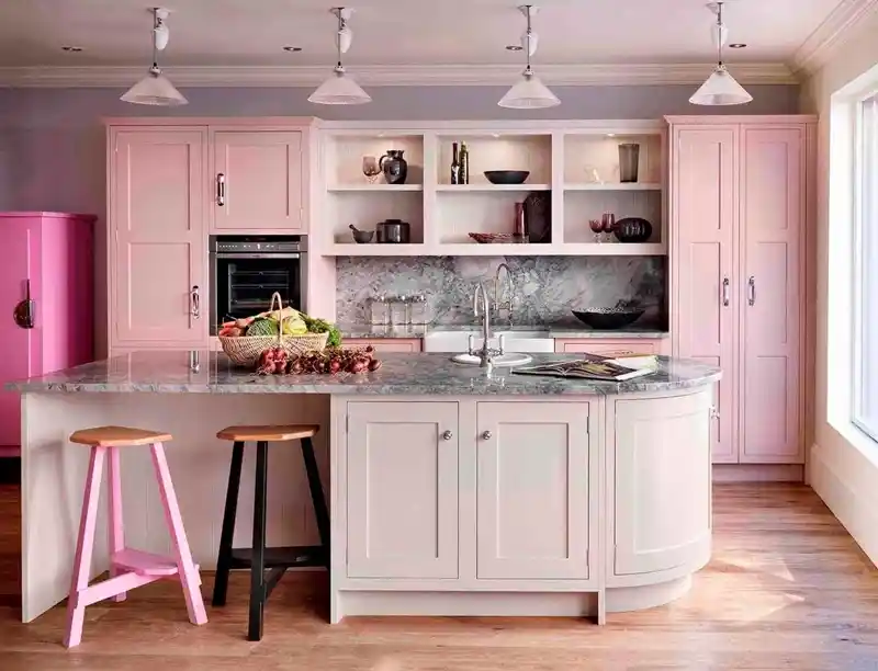 Pembe Mutfak Dekorasyonu: Renk Seçenekleri ve Tasarım İpuçları