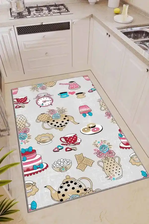 Pembe Mutfak Halısı ile Dekorasyonda Zarafet ve Şıklık Sağlama Rehberi