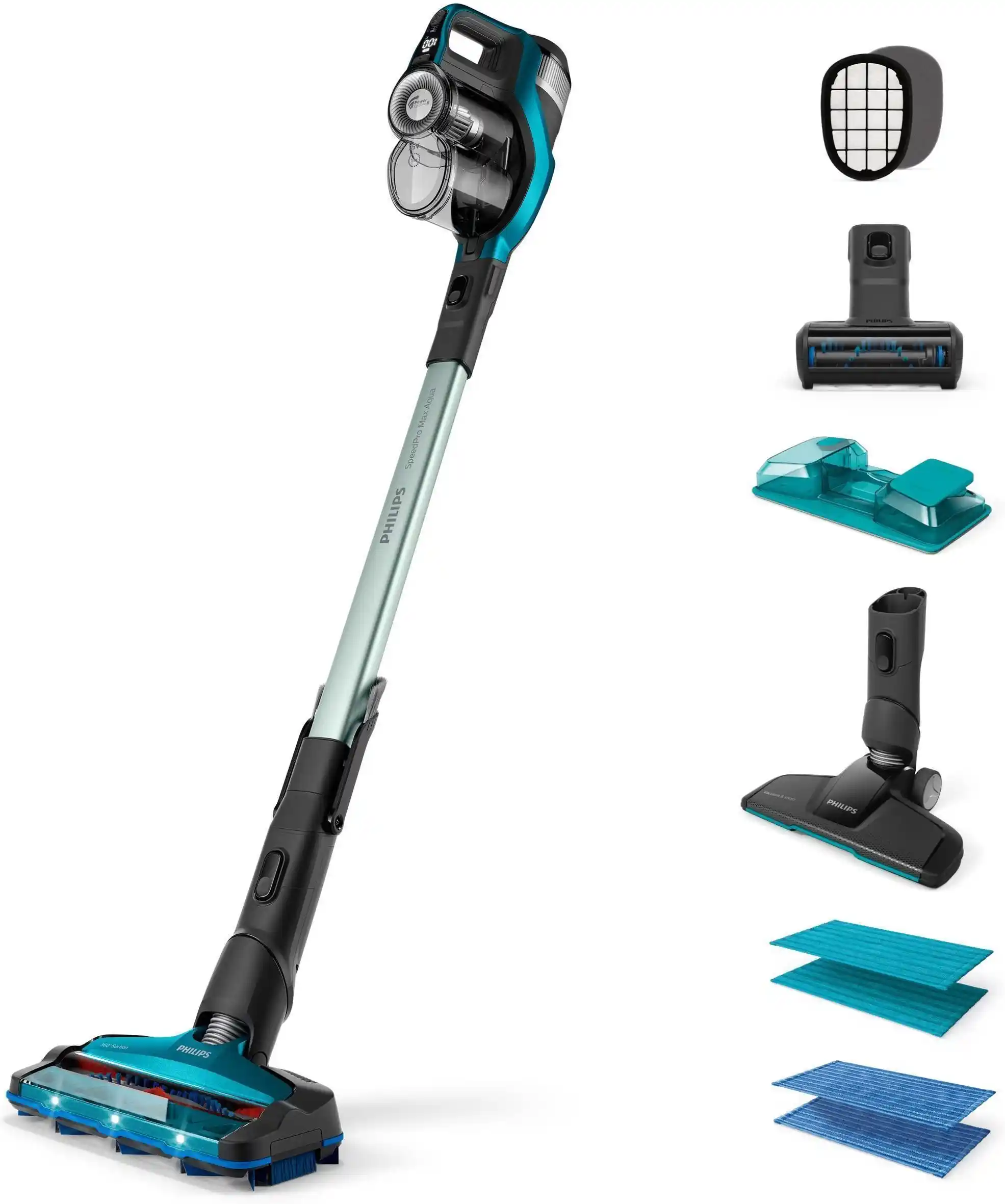 Philips SpeedPro Max Aqua: Modern Tasarımlı Çok Fonksiyonlu Temizlik Cihazı