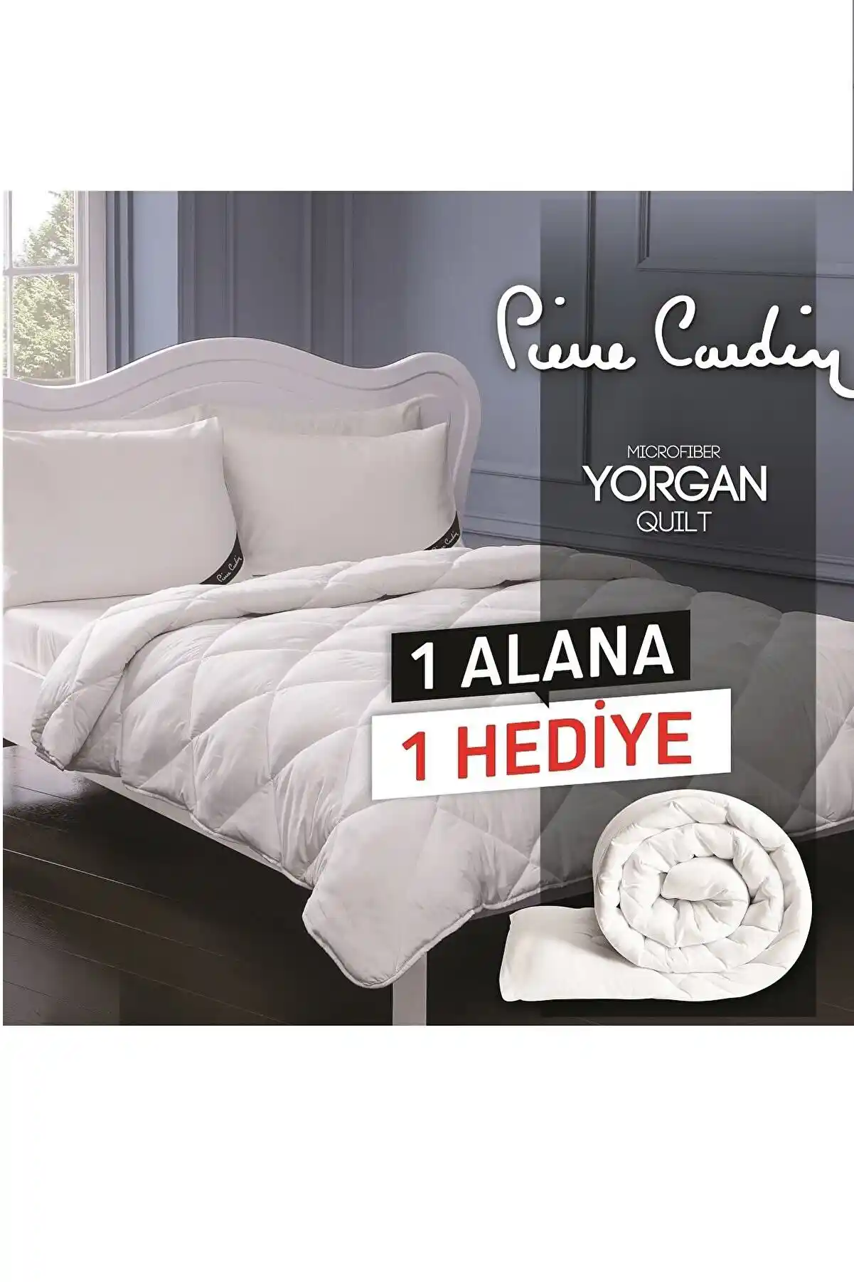 Pierre Cardin 2'li Mikrofiber Yorgan Tek Kişilik: Şıklık ve Konfor Bir Arada