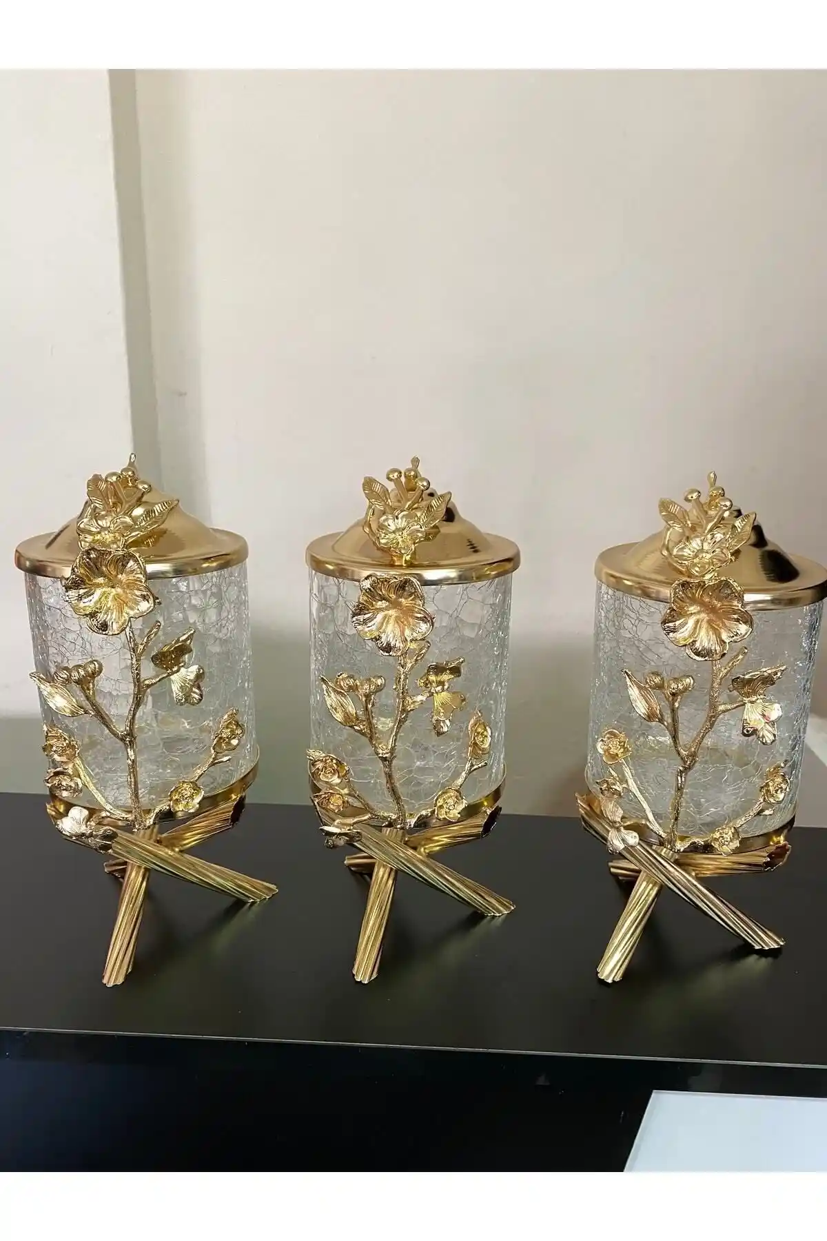 Pirinç Gold Kavanoz Setleriyle Modern ve Şık Mutfak Dekorasyonu Çözümleri