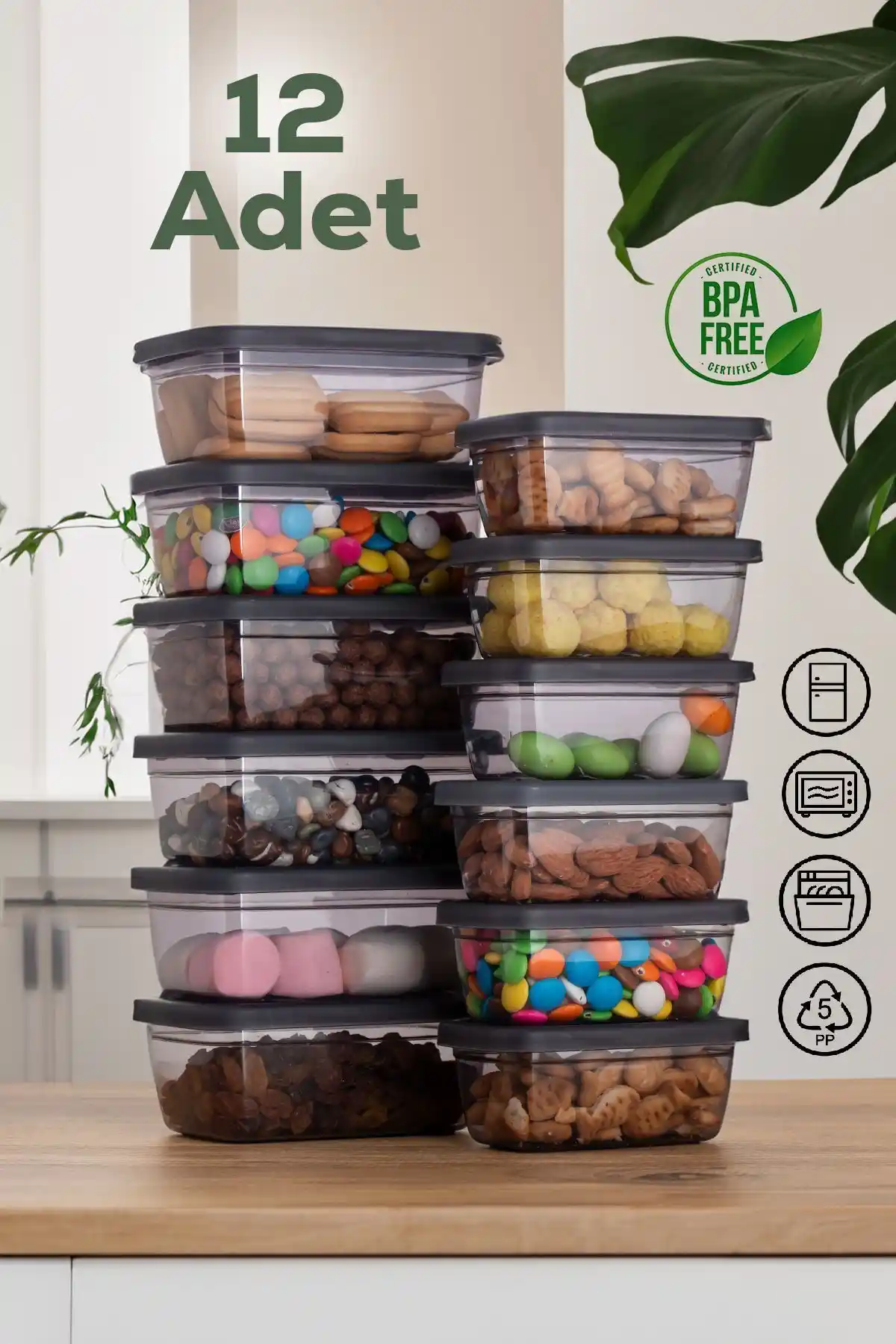 Plastik Saklama Kabı Setleri ile Modern ve Şık Mutfak Dekorasyonu Nasıl Yapılır