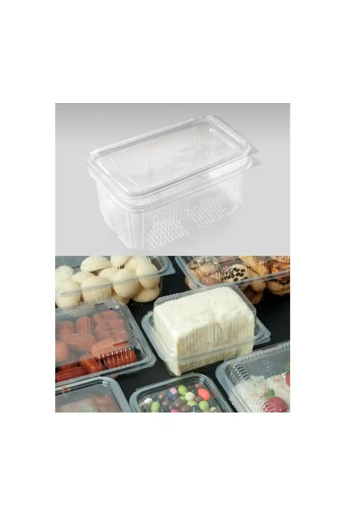 Plastik Sızdırmaz Kaplar 1000 Gr Kapasiteli Saklama ve Dekorasyon Çözümleri