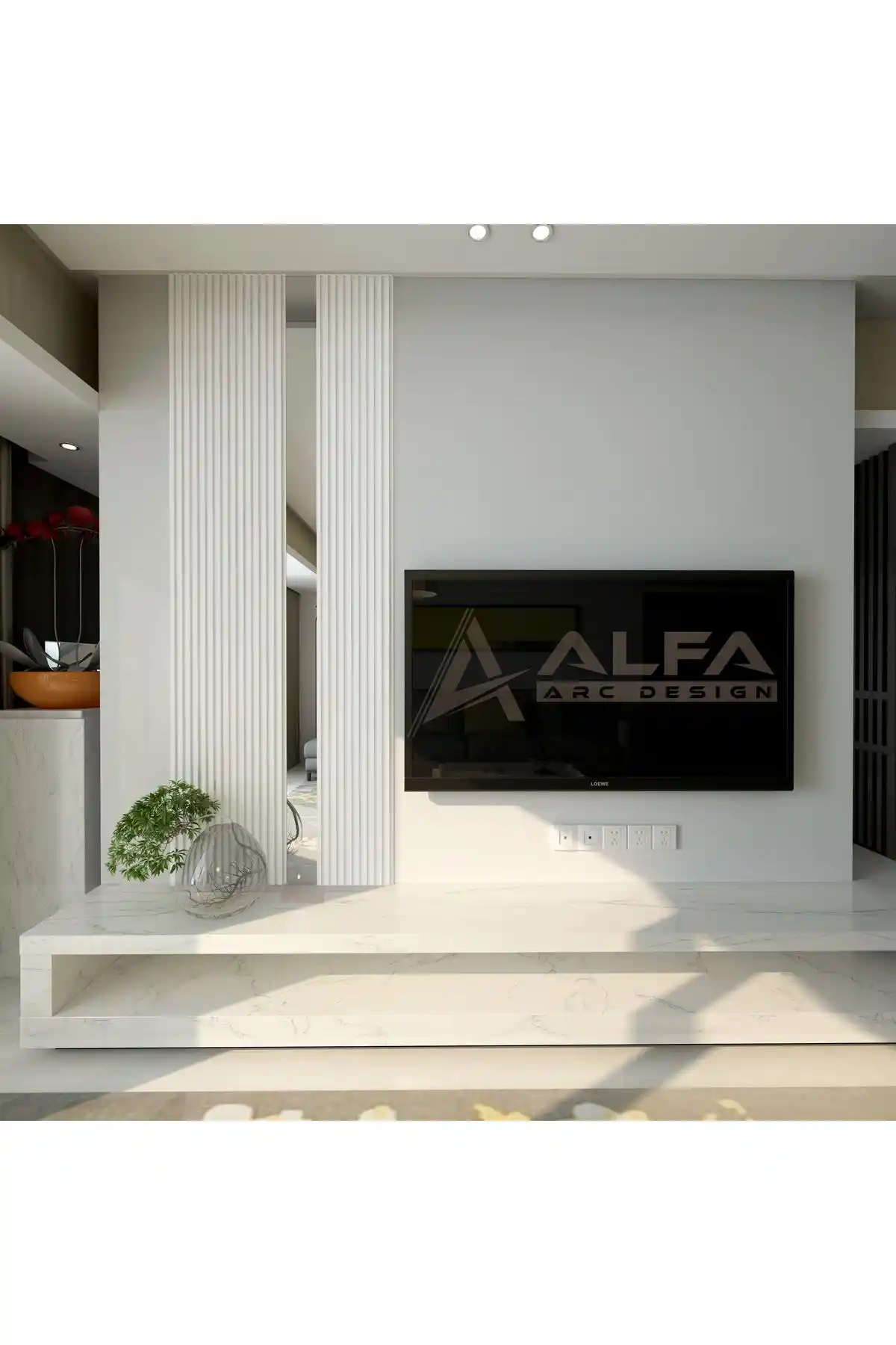 Pleksi TV Ünitesi: Modern Dekorasyonda Şıklık ve İşlevselliğin Birleşimi