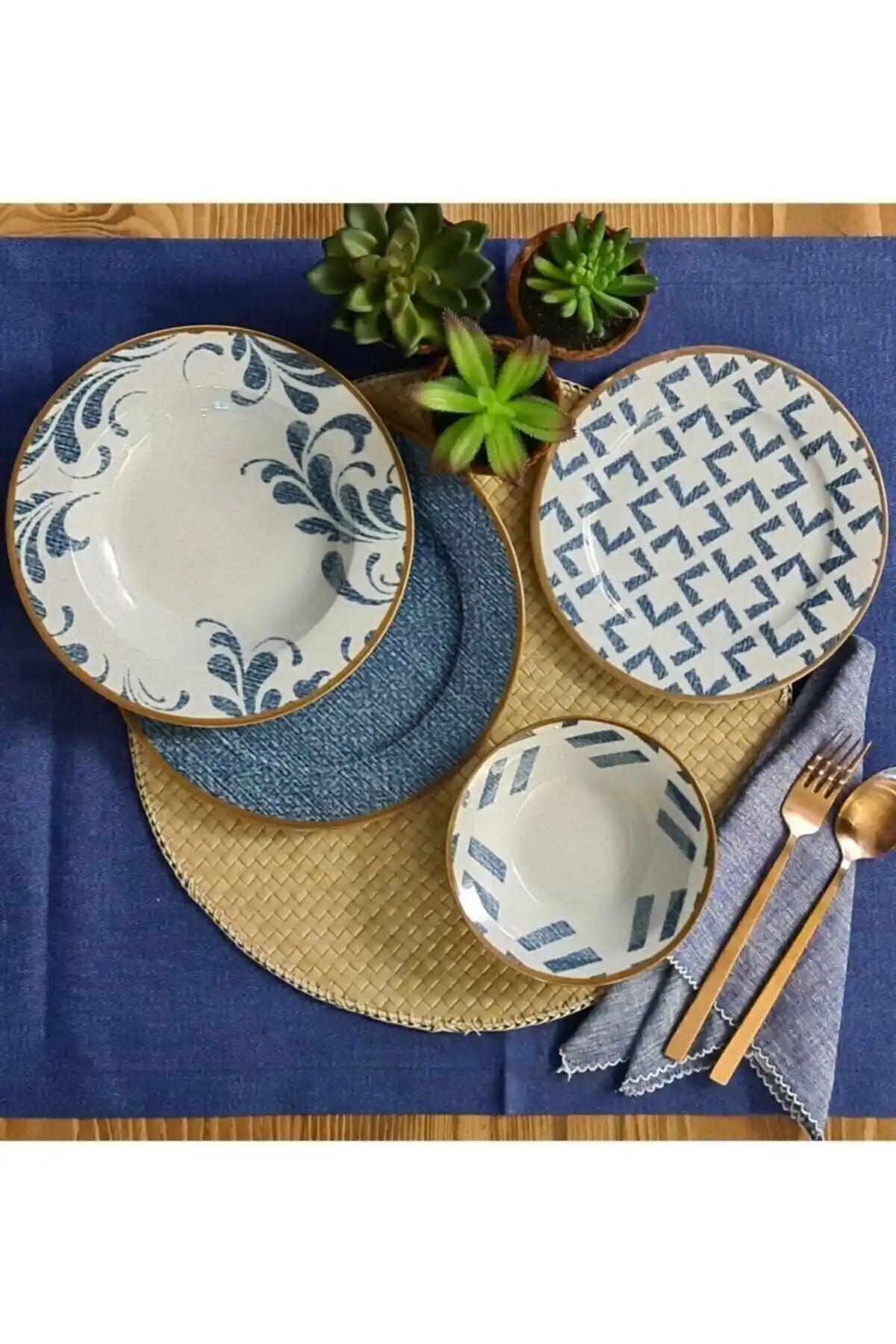 Porland Liny 24 Parça Yemek Takımı Modern ve Şık Tasarımıyla Ev Dekorasyonunu Tamamlar