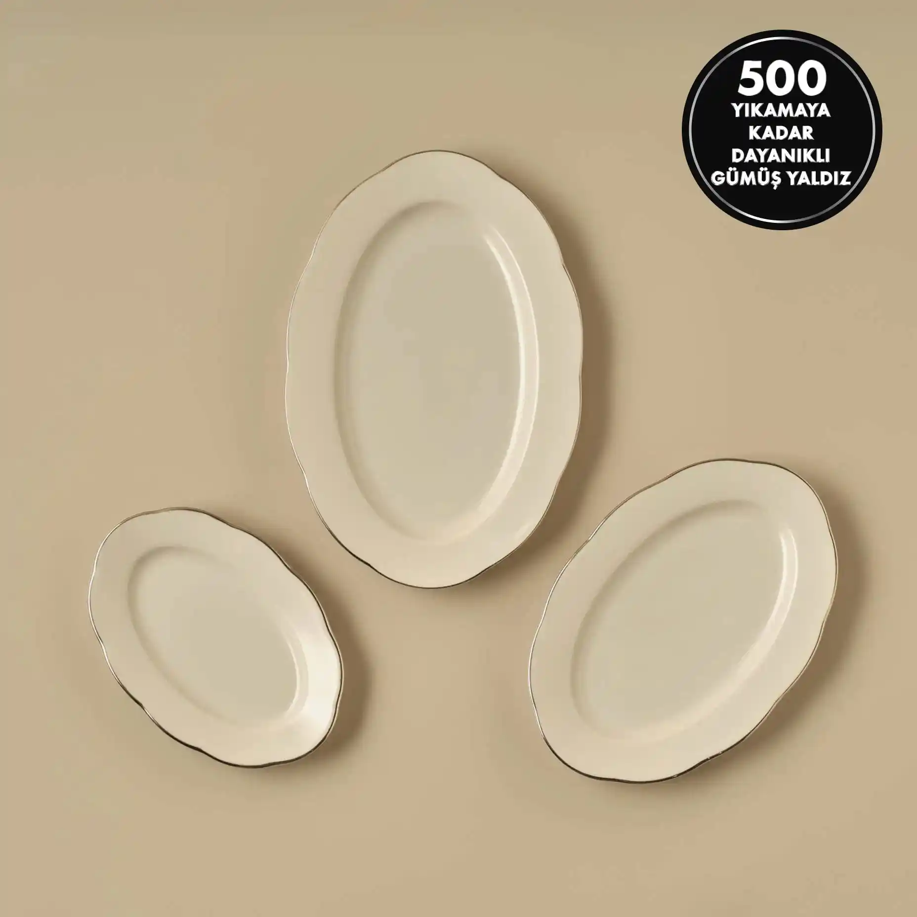 Porselen Kayık Tabak 3'lü Setler ile Dekorasyonda Zarif ve Şık Çözümler