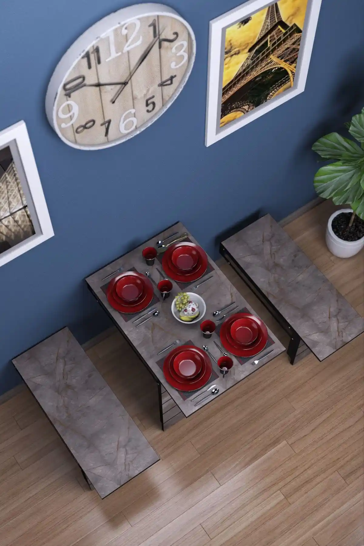 Pratik ve Şık Yemek Masası Seçenekleriyle Dekorasyonunuza Yenilik Katın