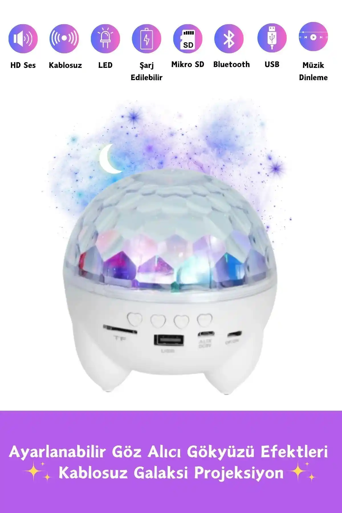 Projeksiyon Gece Lambası ile Modern ve Şık Ev Dekorasyonunda Yenilikçi Çözümler