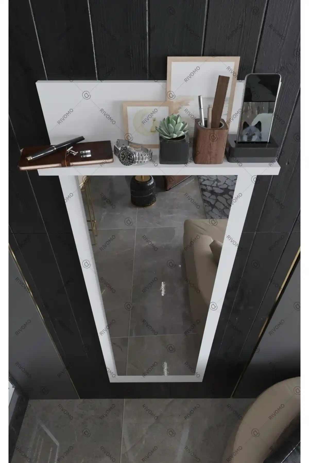 Raflı Boy Aynası ile Modern ve Fonksiyonel Dekorasyon Çözümleri