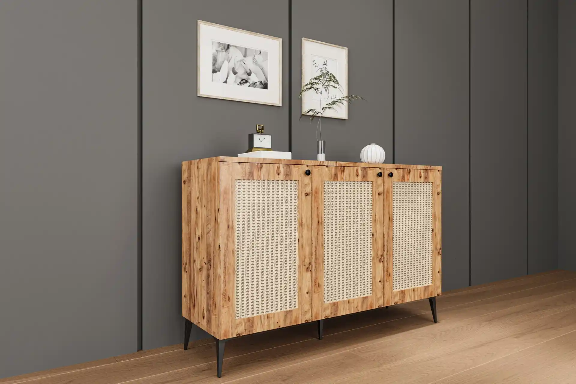 Rattan Konsol Dekorasyonunda Doğal ve Şık Bir Seçenek Olarak Kullanımı