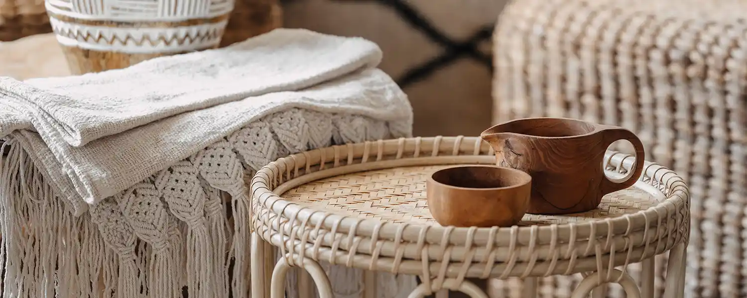 Rattan Sehpa: Doğal Şıklık ve Fonksiyonellik Sunan Modern Dekorasyon Parçası