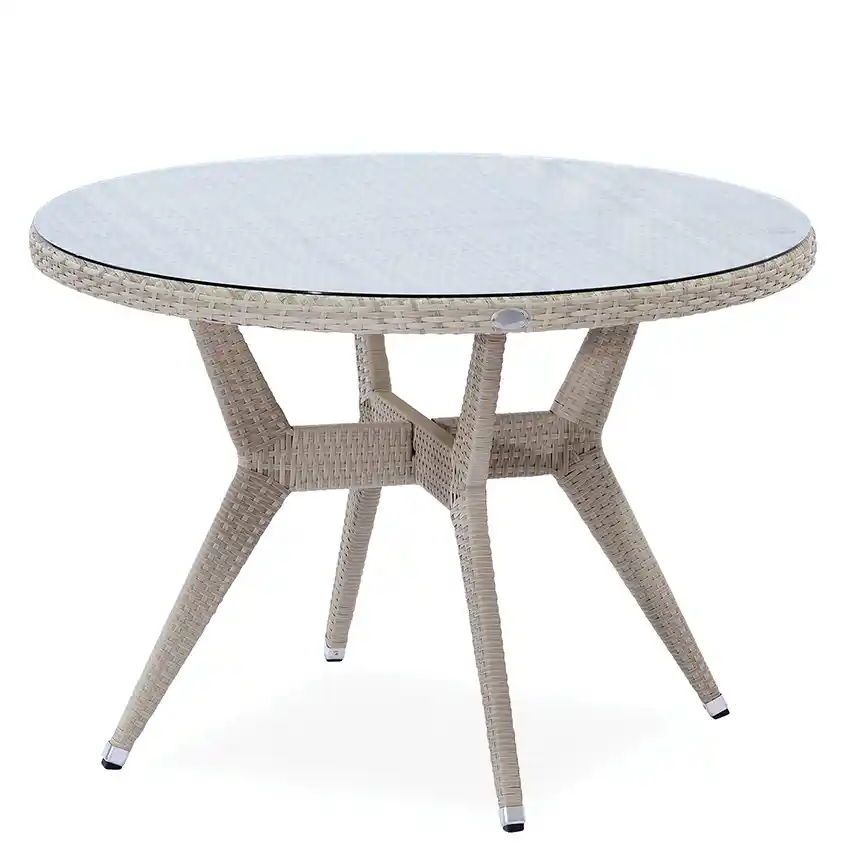 Rattan Yuvarlak Camlı Masa Dekorasyonunda Doğal ve Şık Seçenekler 2023