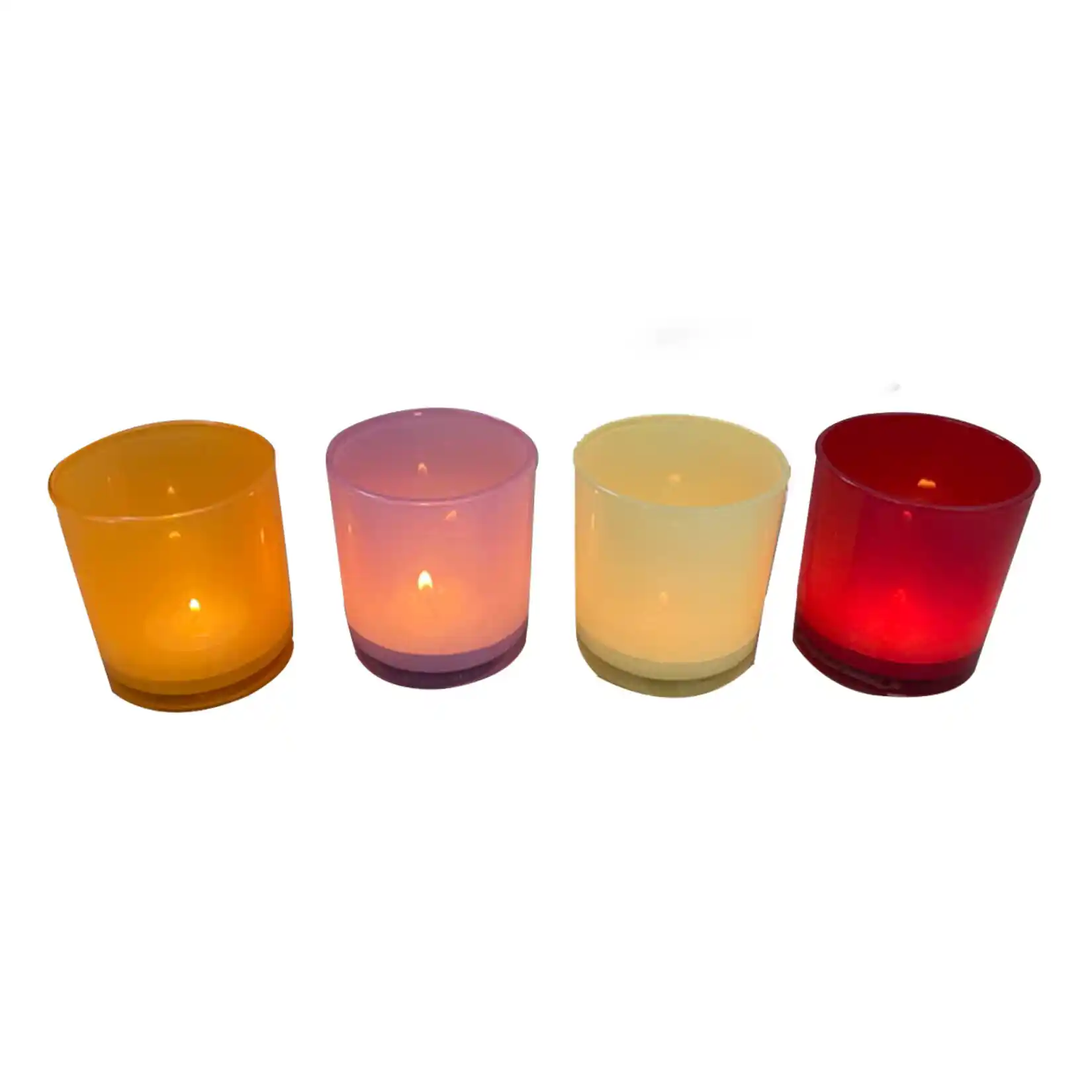 Renkli Cam Mumluklar ile Dekorasyonunuza Şıklık ve Renk Katın