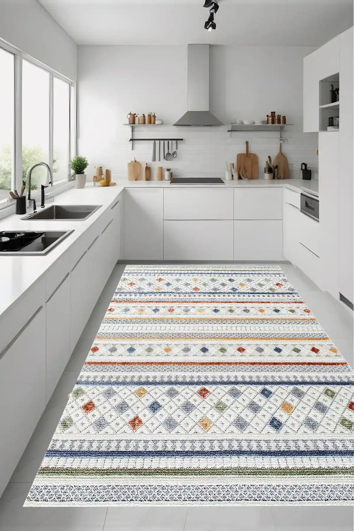 Renkli Mutfak Halısı ile Dekorasyonunuza Canlılık Katmanın Yolları ve İpuçları