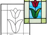 Renkli Olmayan Vitray Desenleriyle Modern ve Zarif Dekorasyon Yaklaşımları