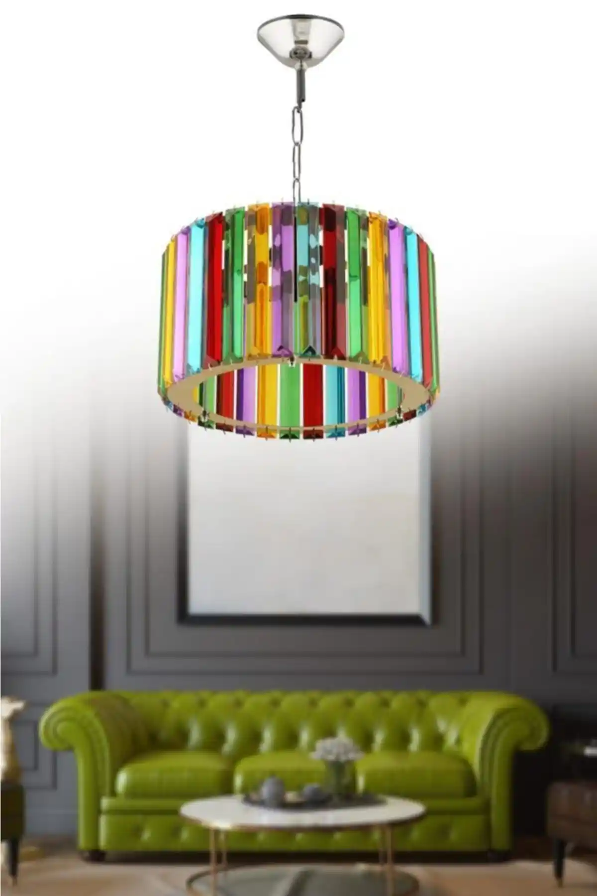 Renkli Taşlı Avize Modelleri ve Dekorasyonda Kullanım İpuçları