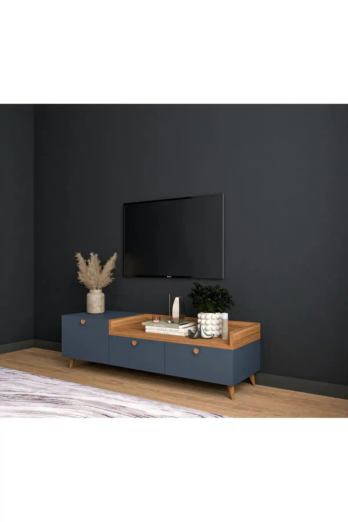 Renkli TV Ünitesi ile Ev Dekorasyonunda Canlılık ve Modernlik Yaratın