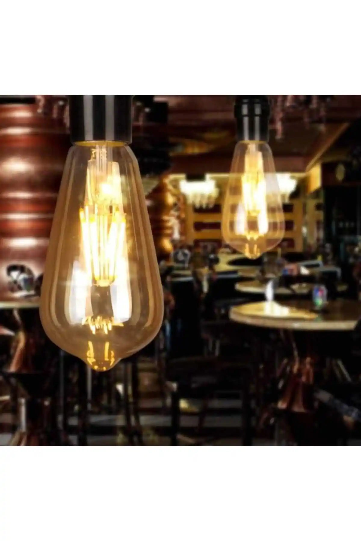 Rustik Ampul Avize ile Mekânlarınızda Sıcak ve Samimi Atmosferler Yaratın