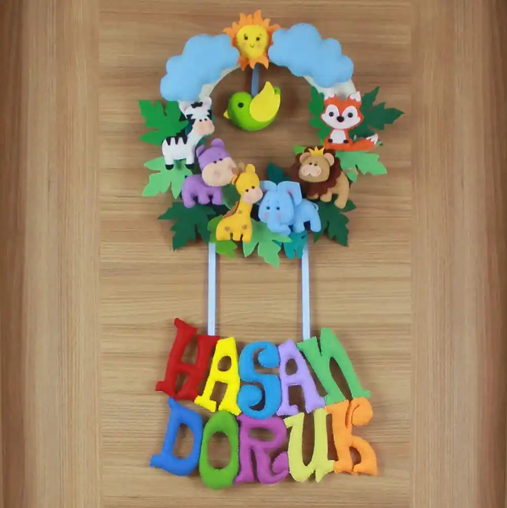 Safari Temalı Kapı Süsü ile Evinize Egzotik ve Şık Dokunuşlar Yapın