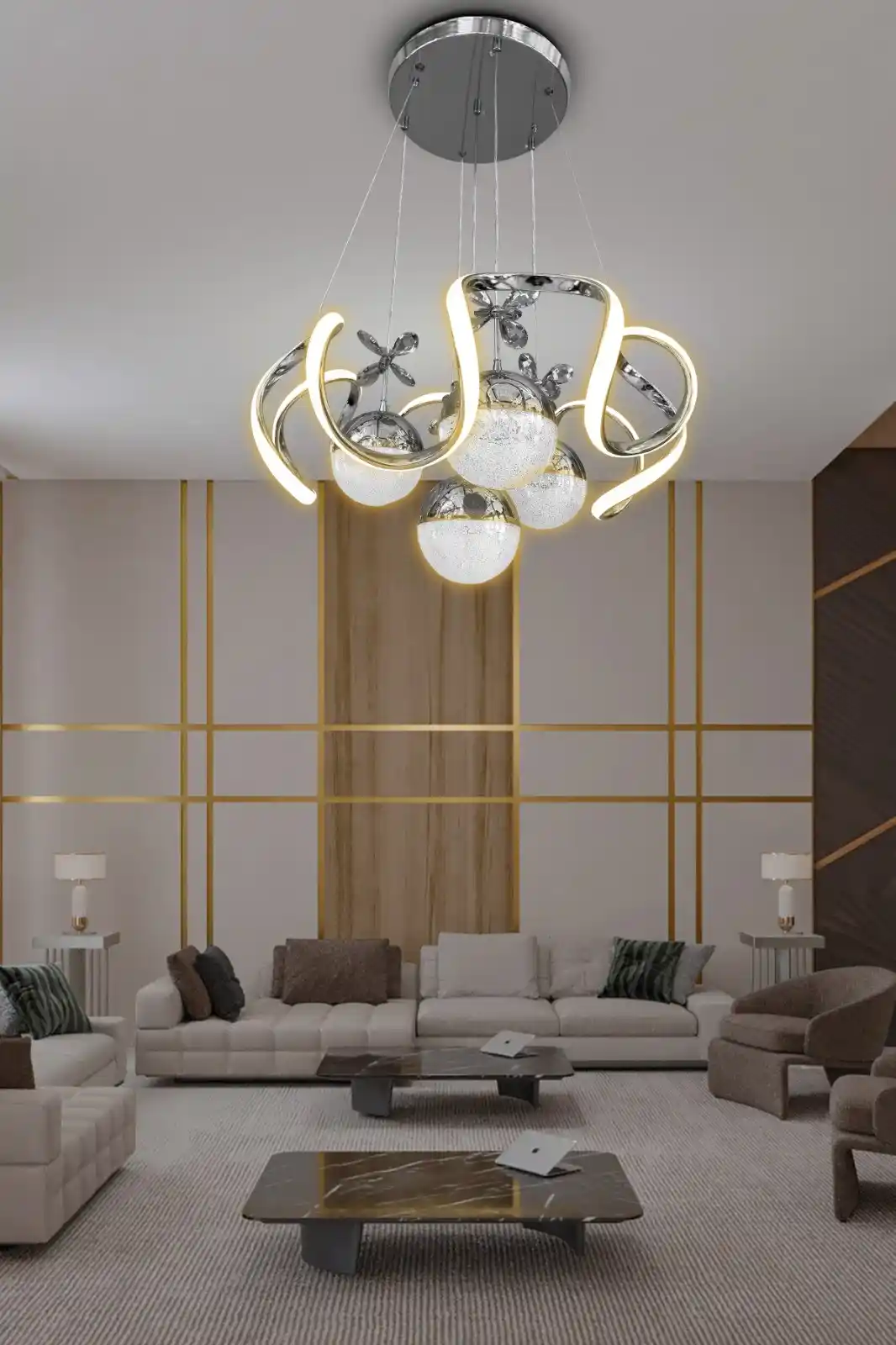 Salon Dekorasyonunda Avize Seçimi ve Dekoratif Işıklandırma İpuçları