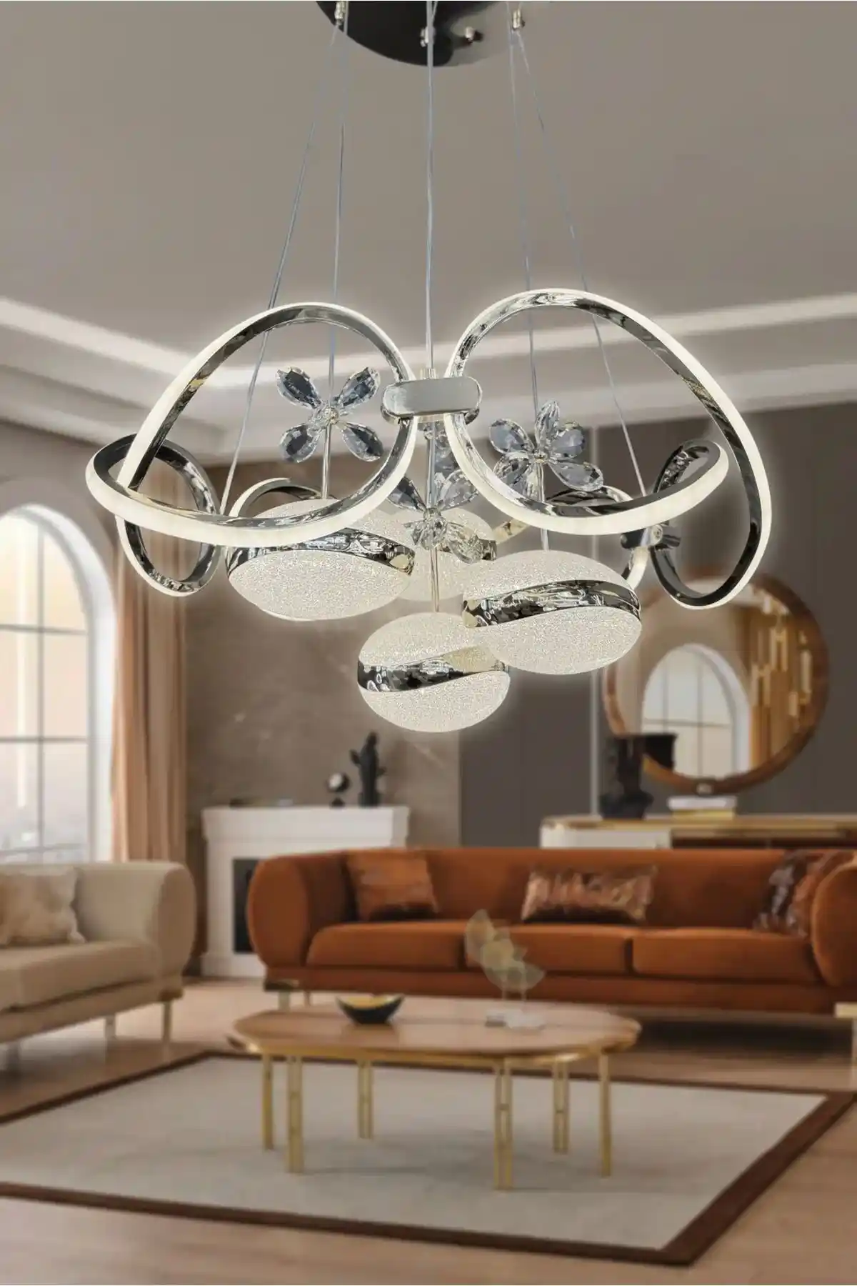 Salon Dekorasyonunda Sarkıt Avize Seçimi ve Kullanımı Rehberi