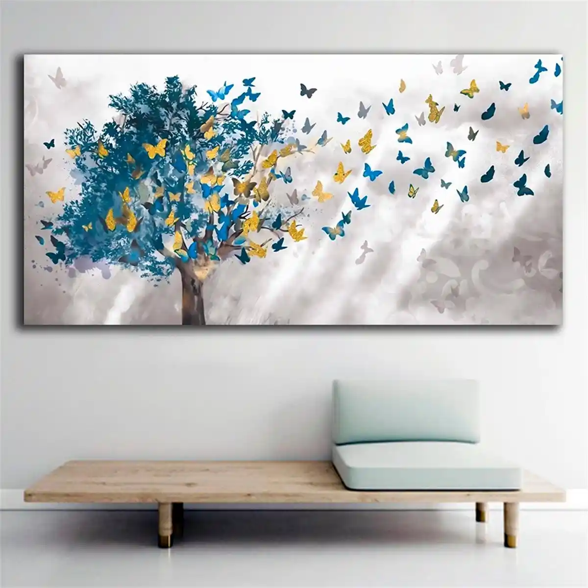 Sarı Tablo ile Dekorasyonunuza Canlılık Katın Modern ve Şık Mekanlar Yaratın