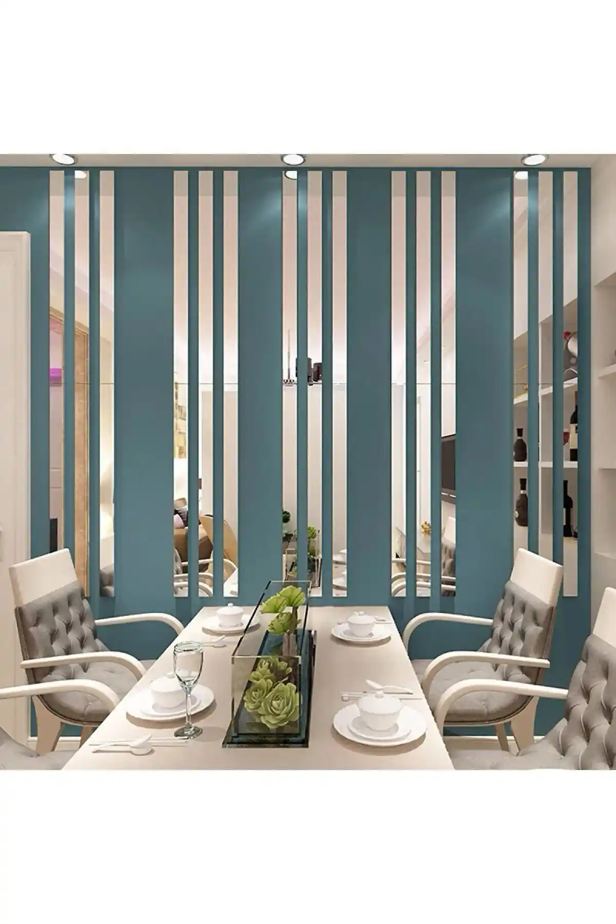 Şerit Dekor Ayna Pleksi ile Modern ve Şık İç Mekan Dekorasyonu Çözümleri