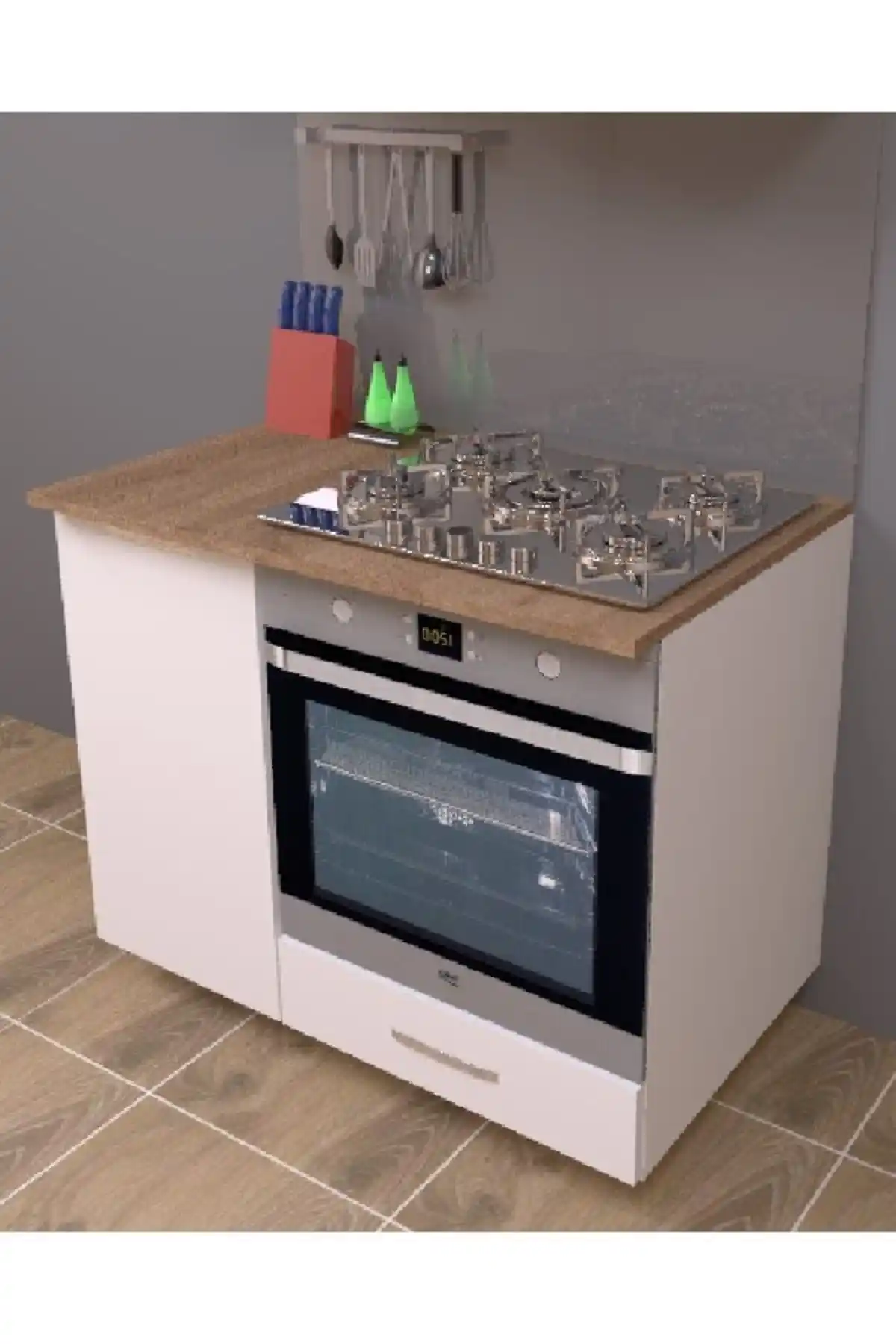 Set Üstü Ocak Dolabı Dekorasyonunda Modern ve Şık Tasarım Yaklaşımları