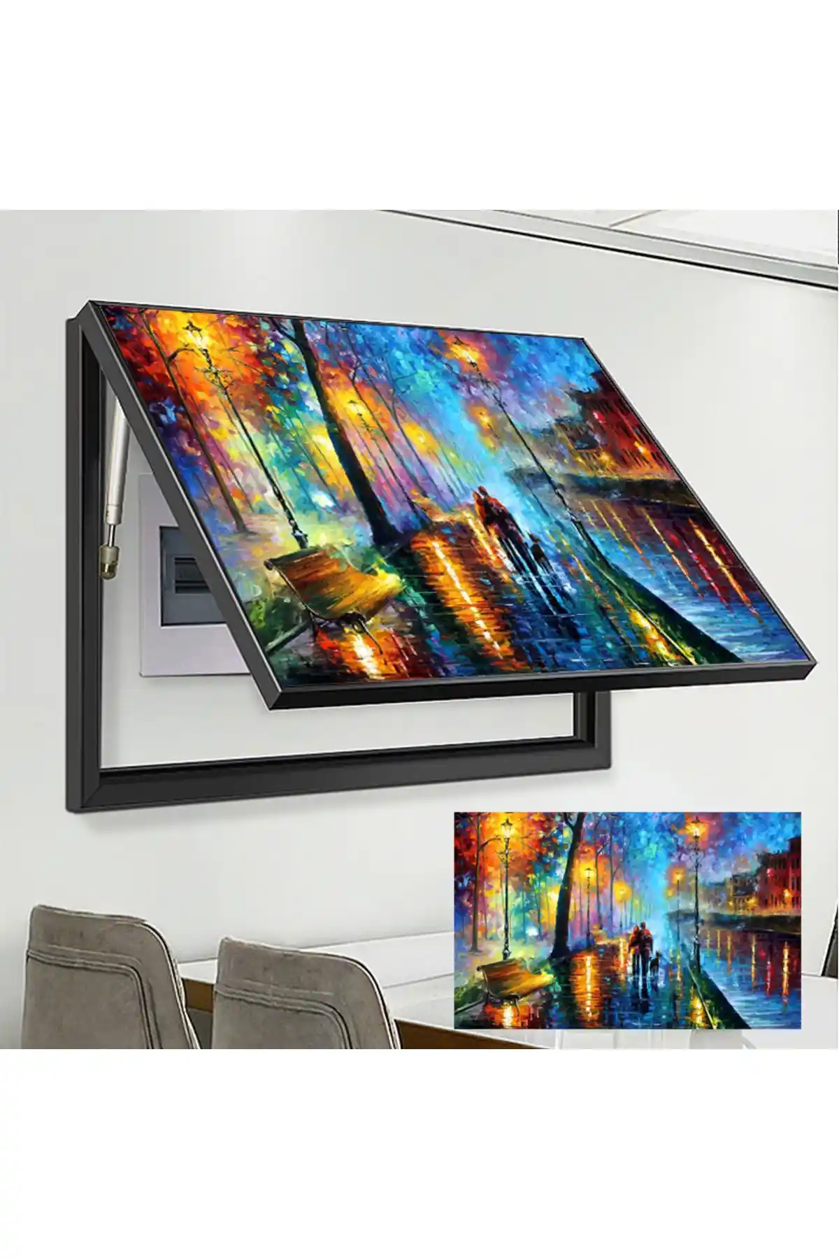 Sigorta Kutusu Gizleme Tablosu ile Dekorasyonunuza Modern ve Güvenli Dokunuşlar