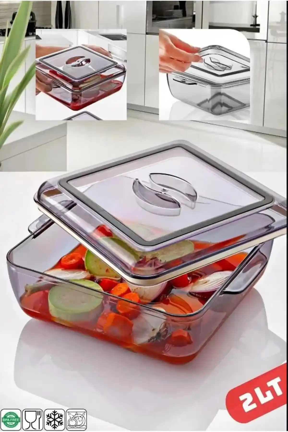 Silikon Kapaklı Borcam ile Modern ve İşlevsel Mutfak Dekorasyonu Sağlama