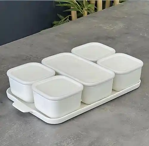 Silikon Kapaklı Porselen Kahvaltılıklarla Modern ve Şık Mutfak Dekorasyonları