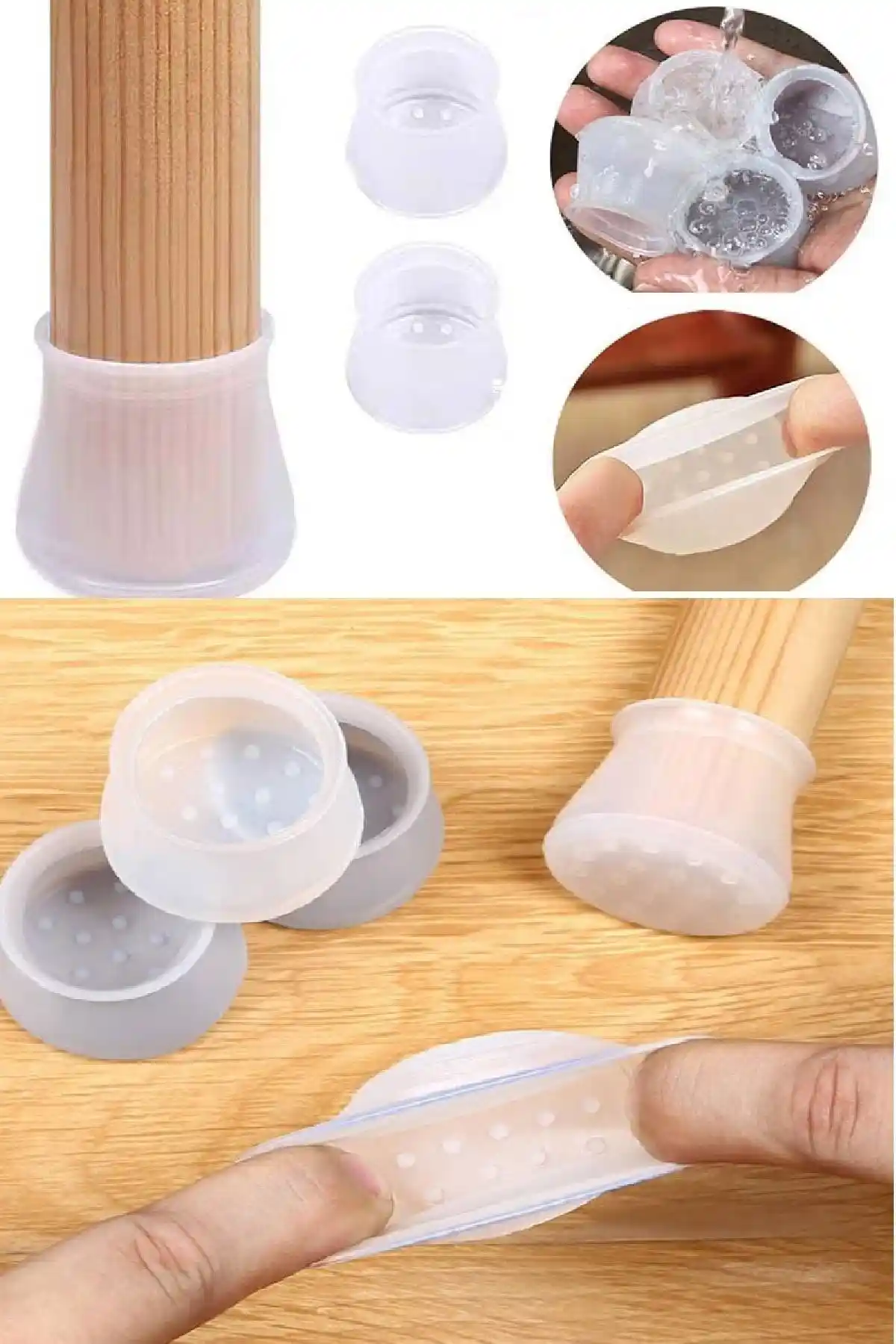 Silikon Masa Ayak Koruyucuları ile Mobilya Koruma ve Estetik Birlikte