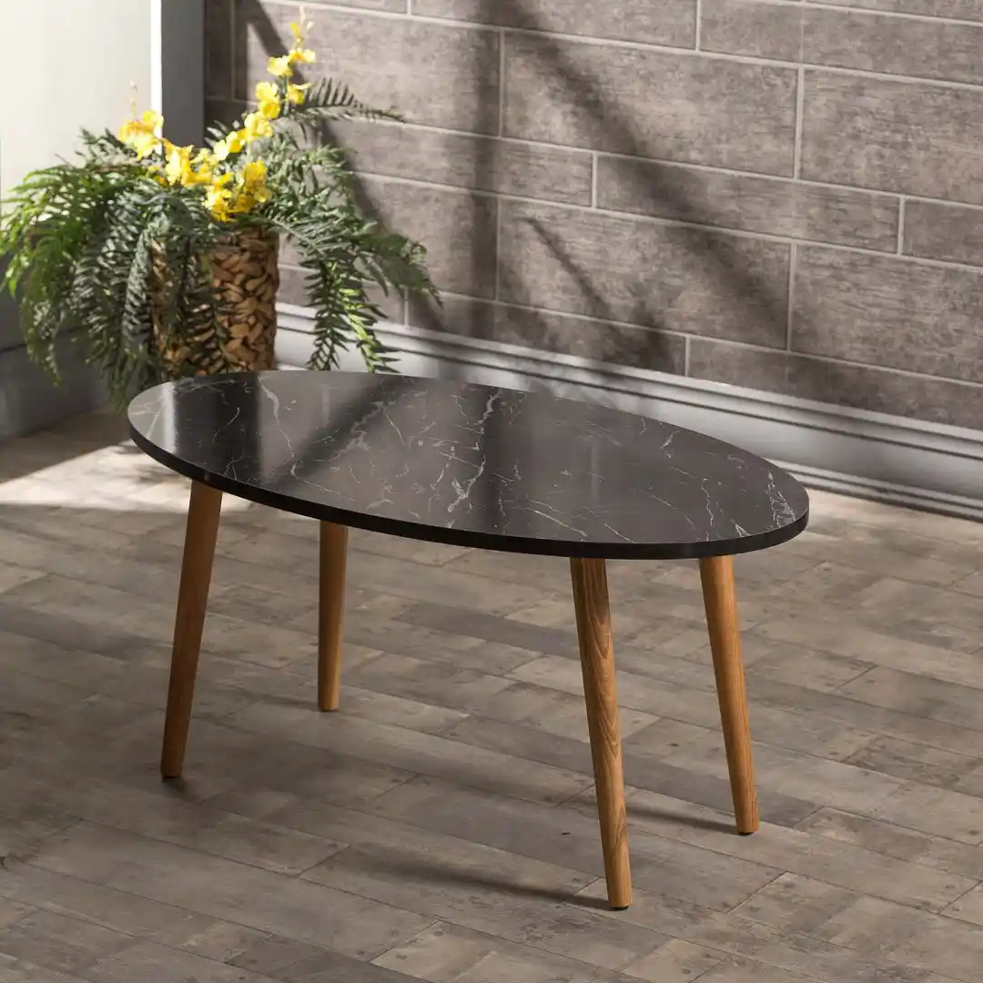 Siyah Ahşap Orta Sehpa ile Modern ve Şık Dekorasyon Çözümleri