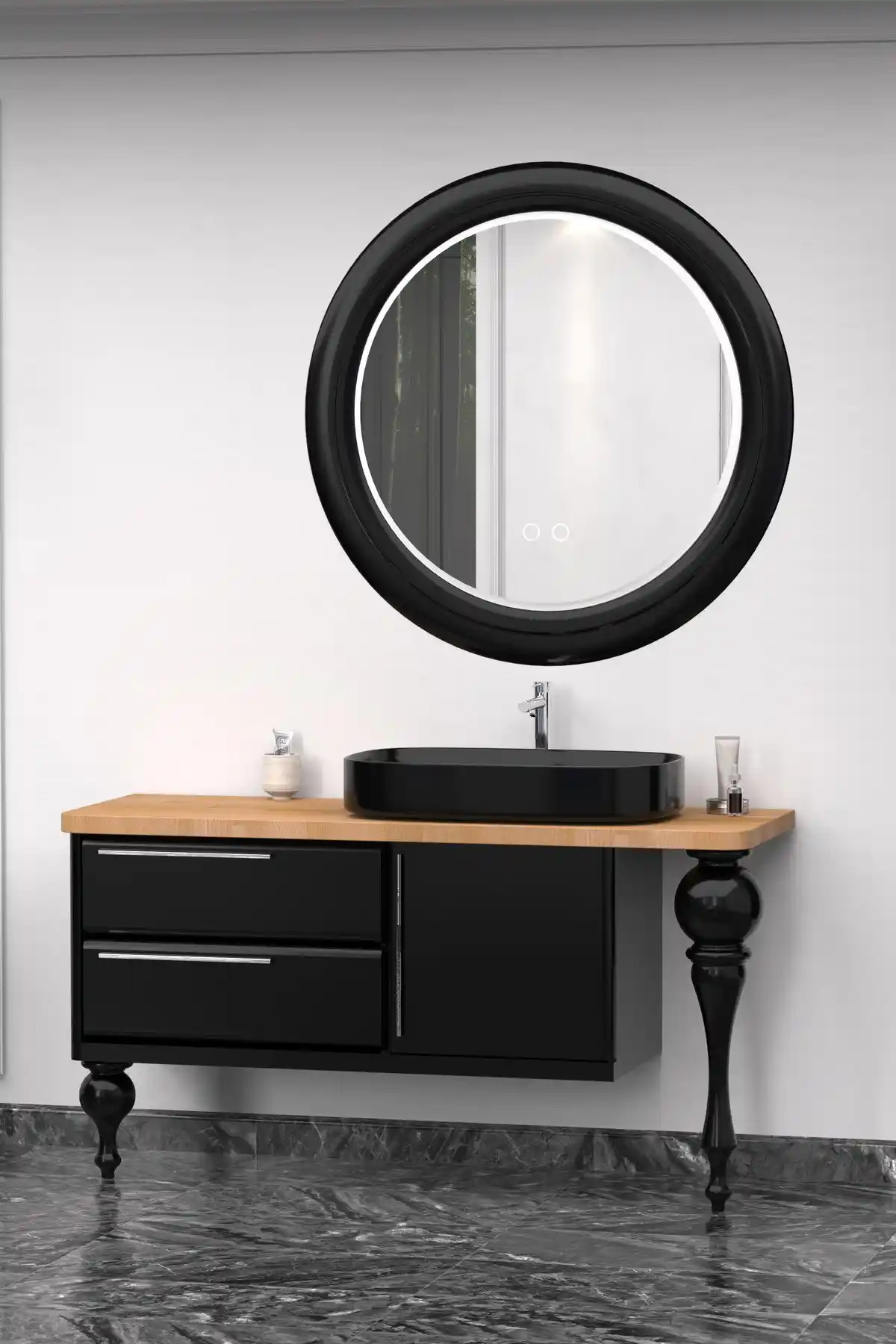 Siyah Banyo Dolabı ile Modern ve Şık Banyo Tasarımı Rehberi