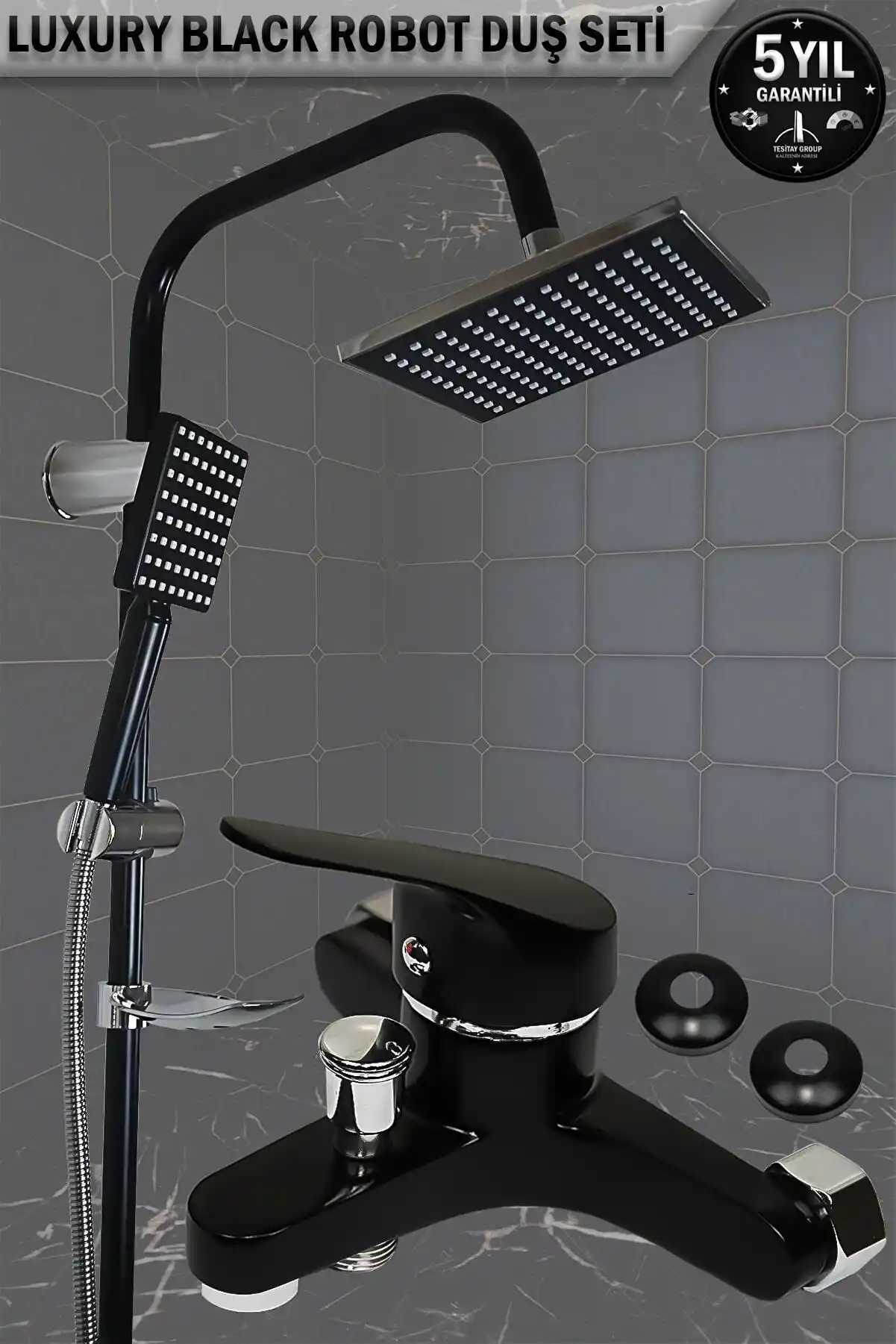 Siyah Banyo Duş Setleri ile Modern ve Şık Bir Banyo Tasarımı Nasıl Yapılır