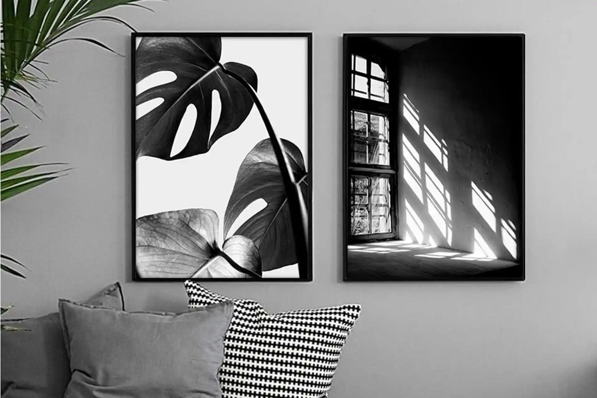 Siyah Beyaz Çerçeveli Tablolar ile Modern ve Şık Dekorasyon Çözümleri