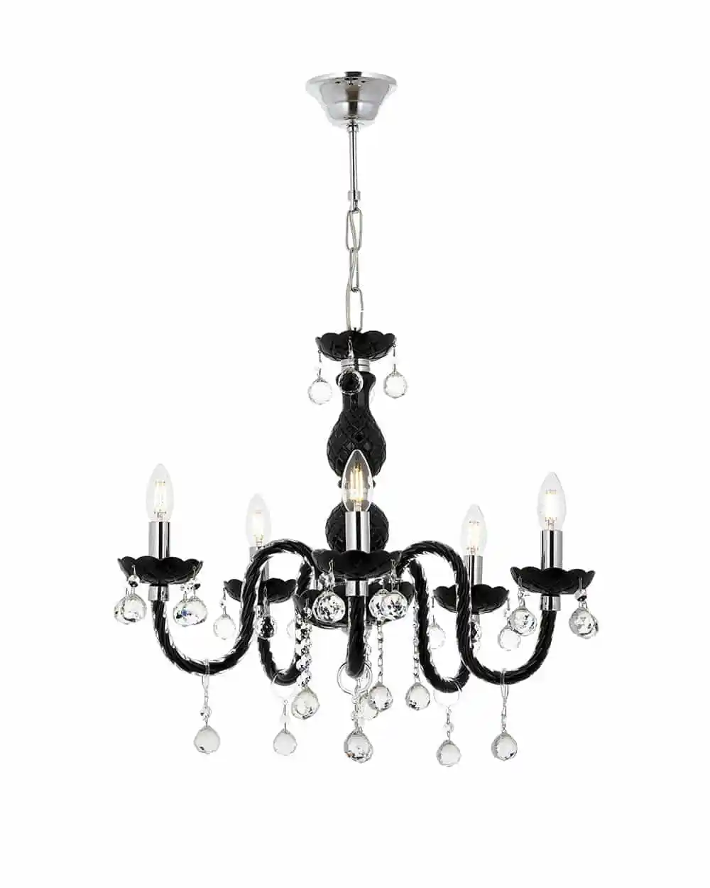 Siyah Cam Avize ile Modern ve Şık Dekorasyon Çözümleri (75-90 karakter)