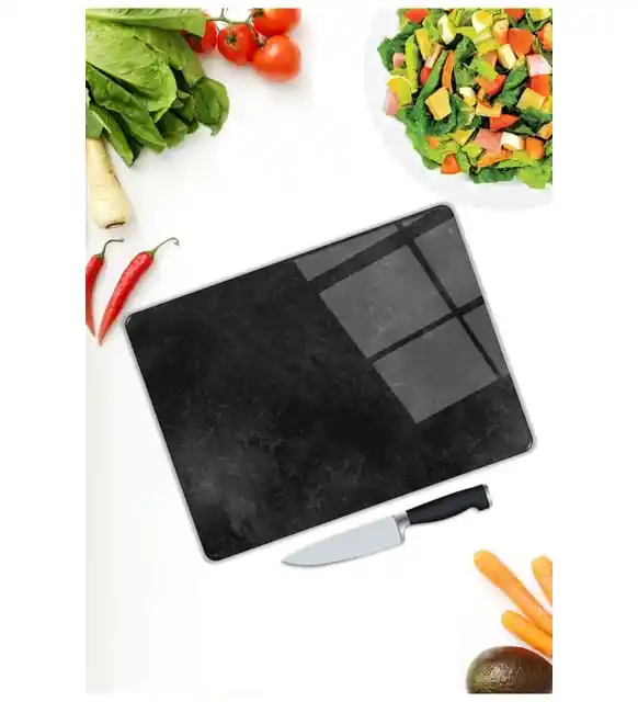 Siyah Kesme Tahtasıyla Modern Dekorasyon ve Fonksiyonellik Bir Arada