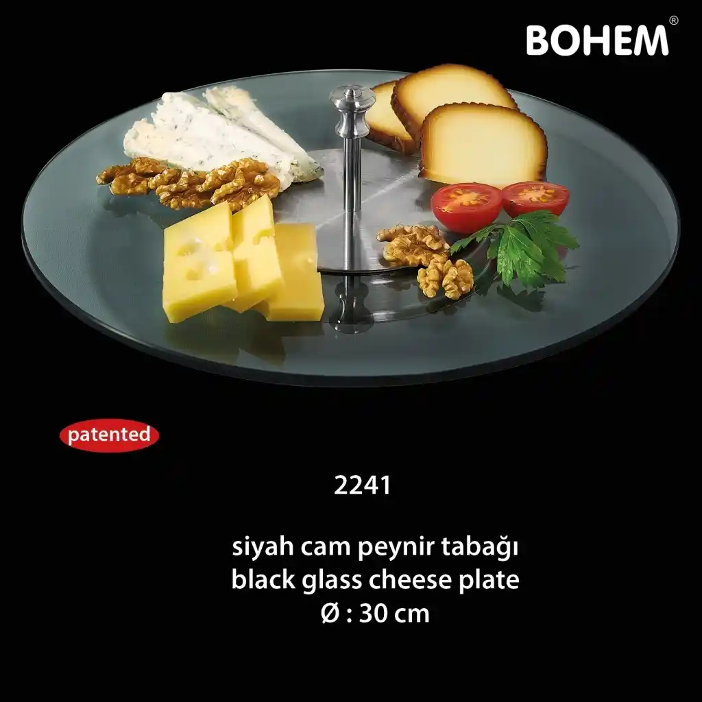 Siyah Peynir Sunum Tabağıyla Modern ve Şık Sofra Dekorasyonu Rehberi